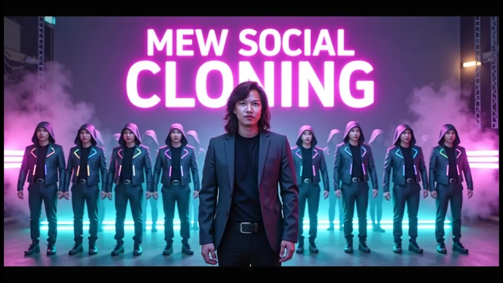 Mew Social AI Cloning